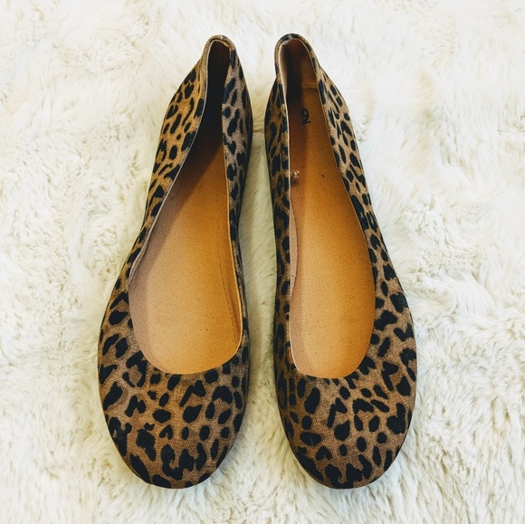 womens cheetah print flats